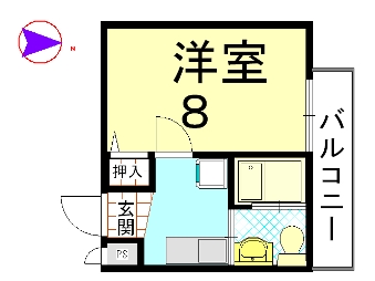 フラッティ花園ミンク