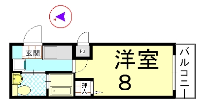 フラッティ花園ミンク