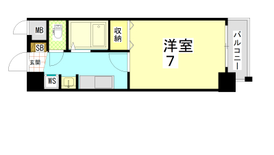 スワンズ京都西陣　701号室