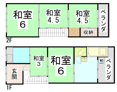 梅津中村町貸家